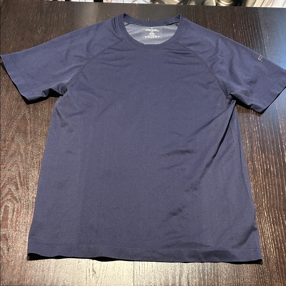 Fabletics Navy Short Sleeve Tee